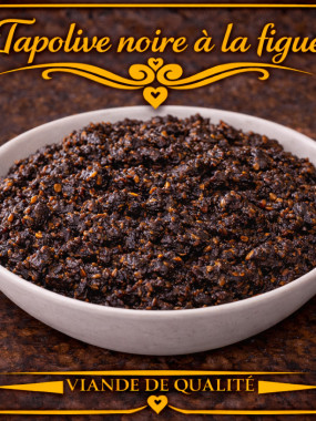 Tapolive noire à la figue 