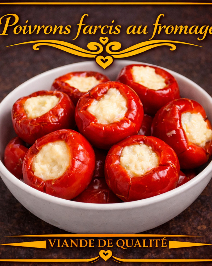 Poivrons farcis au fromage 