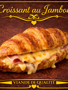 Croissant au jambon 