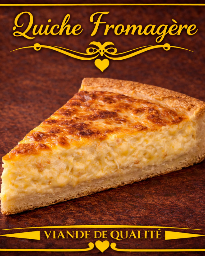 Quiche fromagère 