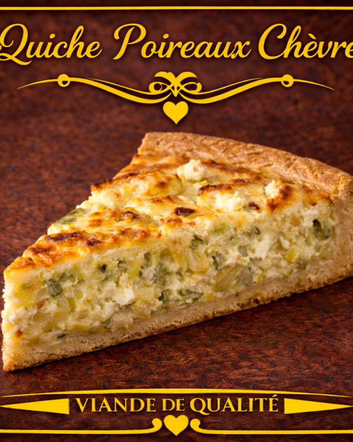 Quiche poireaux chèvre