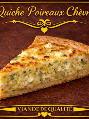 Quiche poireaux chèvre