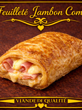 Feuilleté jambon comté 