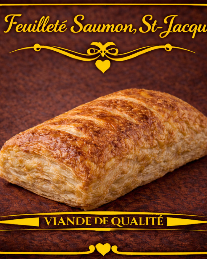 Feuilleté Saumon, St Jacques