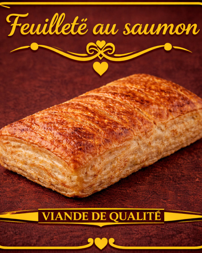 feuilleté au saumon