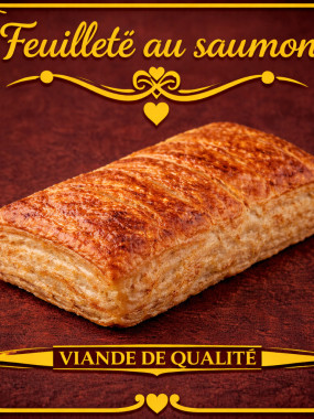 feuilleté au saumon