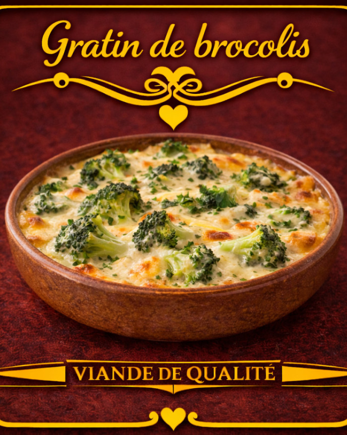 Gratin de brocolis 