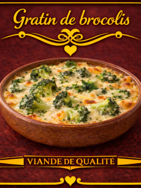 Gratin de brocolis 
