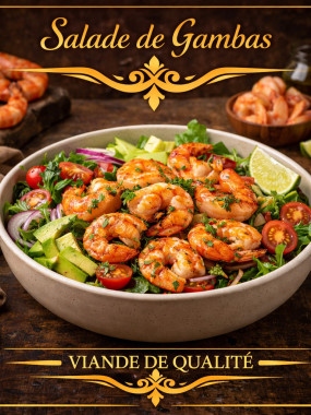 Salade de gambas 