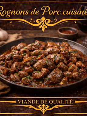 rognon de porc cuisiné