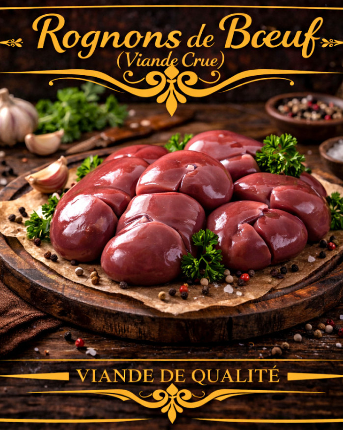 Rognons de boeuf crus
