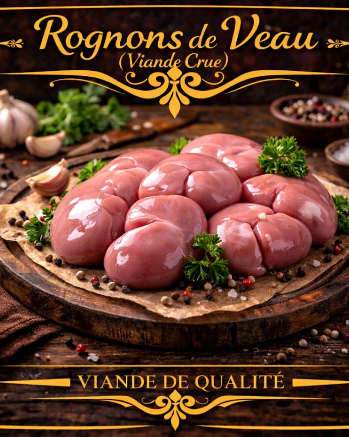 Rognons de veau cru